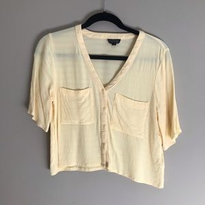 Topshop yellow top